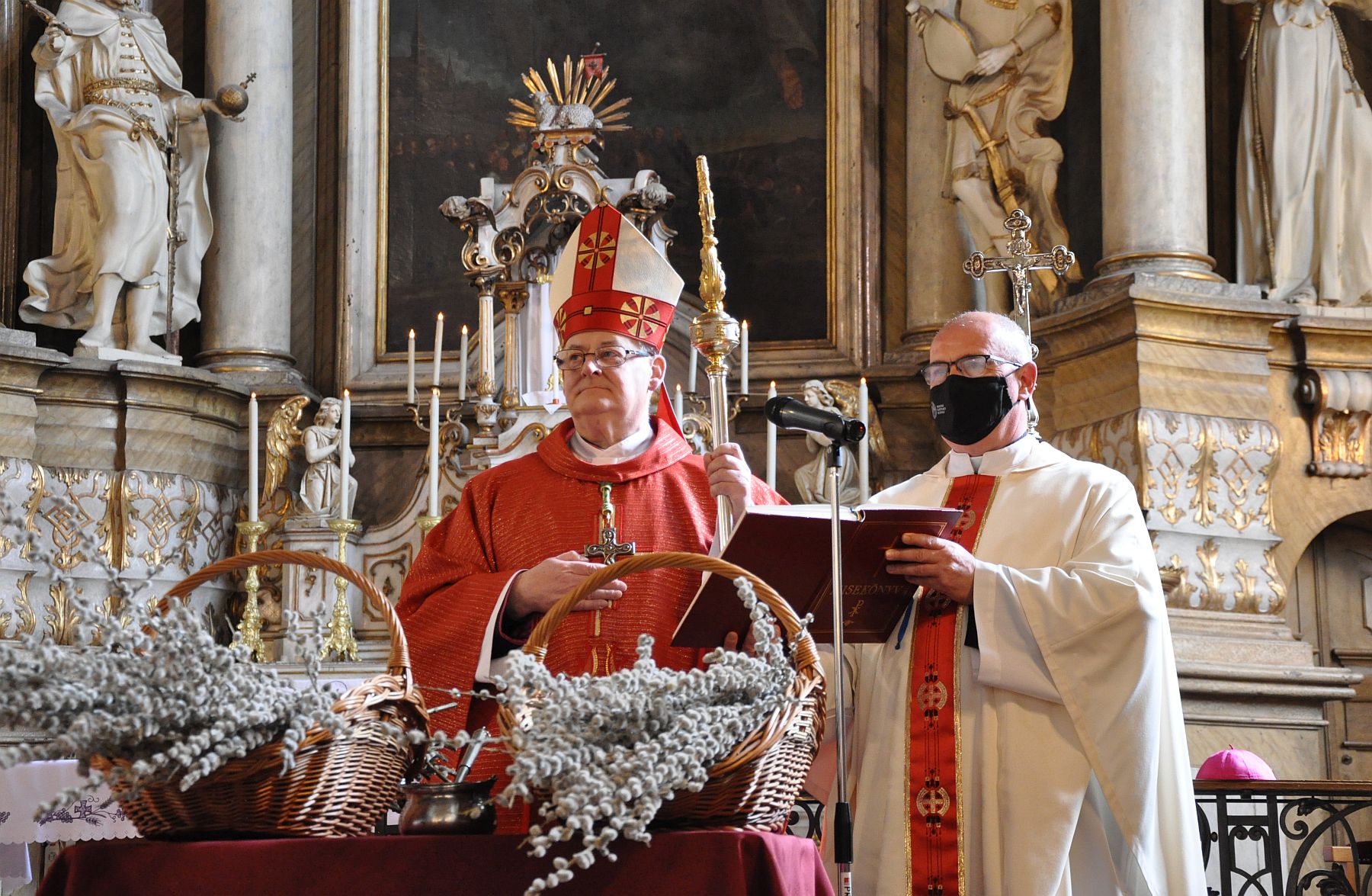 Virágvasárnapi barkaszentelés és ünnepi püspöki szentmise